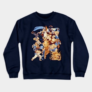 Street pixelated attacks Crewneck Sweatshirt